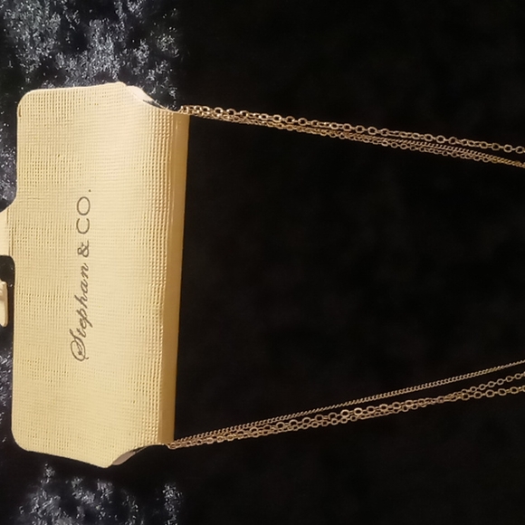Stephan & Co. Nordstroms 3 layer gold tone necklaces. Nwt bonus bangle. - Picture 2 of 10